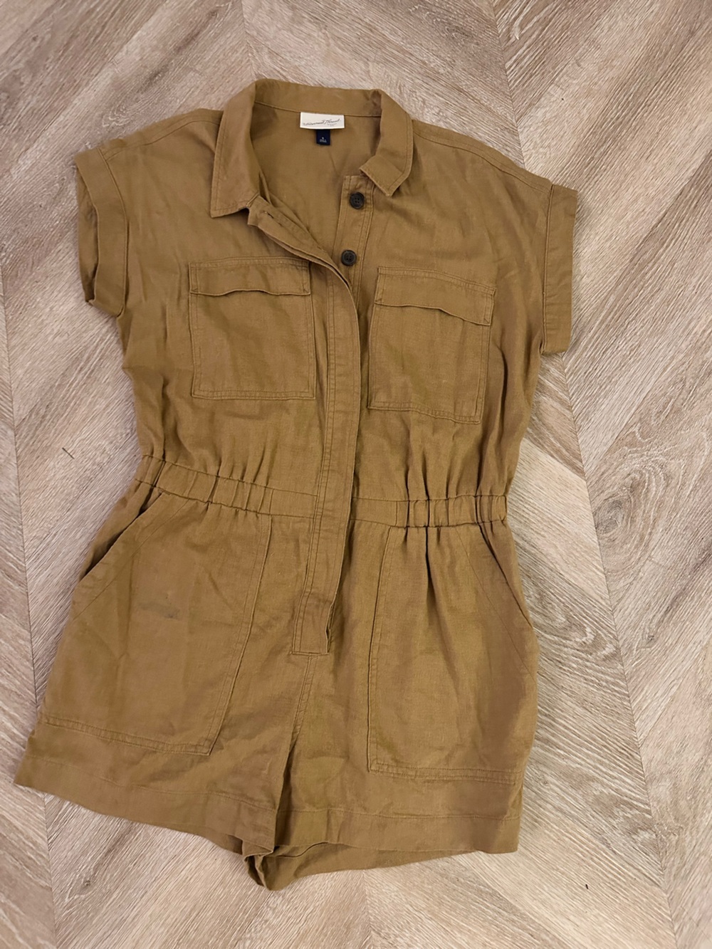 Universal Thread Women's Utility Jumpsuit in Tan